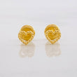 Topos Silueta Corazón 0.6g / 4.6mm Oro Amarillo 18K