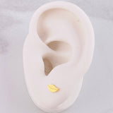 Topos Hoja 0.65g / 3.7mm Oro Amarillo 18K