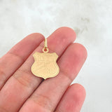 Dije Escudo Independiente Medellin 1.1gr / 2.6cm / Oro 18K ©