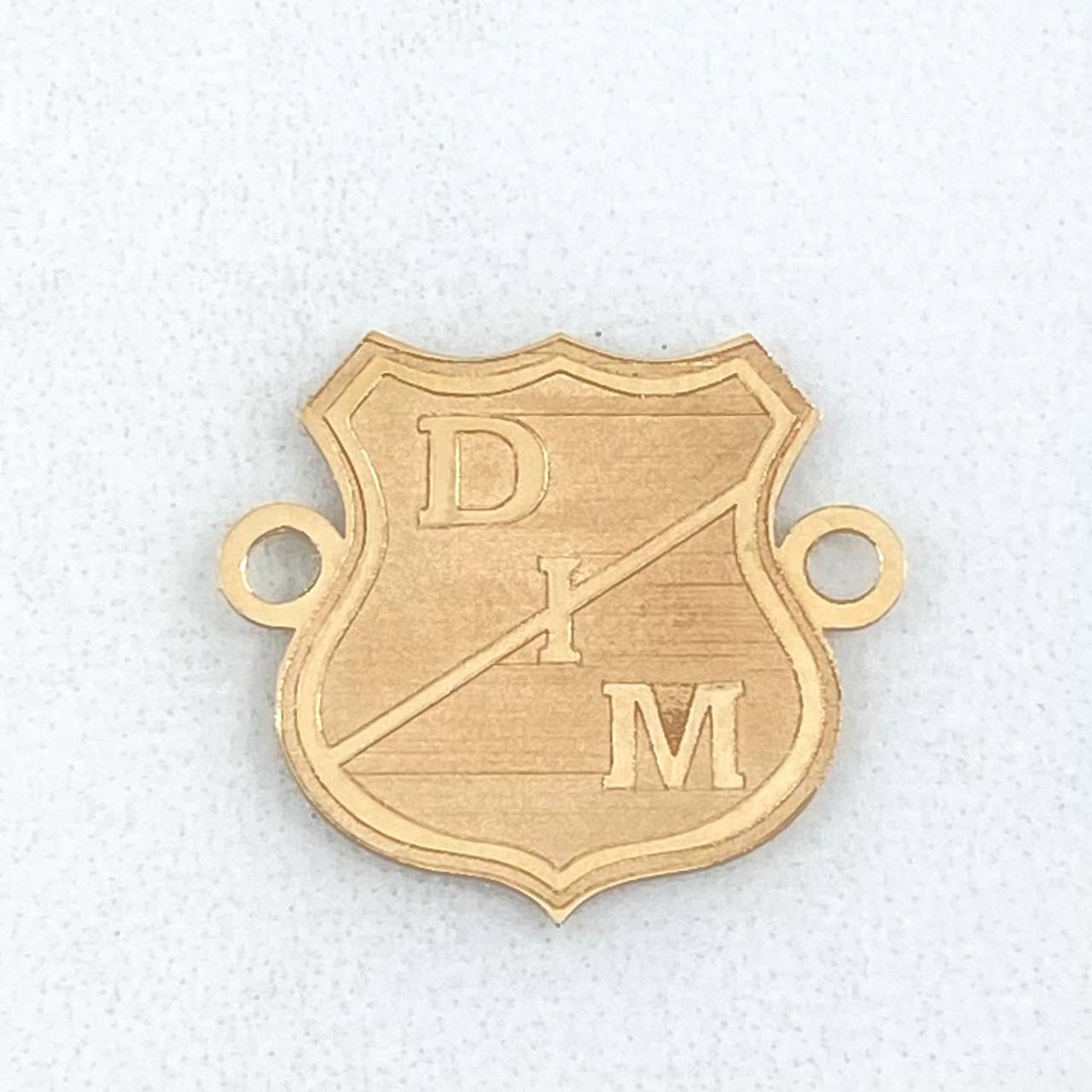 Herraje Escudo Independiente Medellin 0.9gr / 1.9cm / Oro 18K
