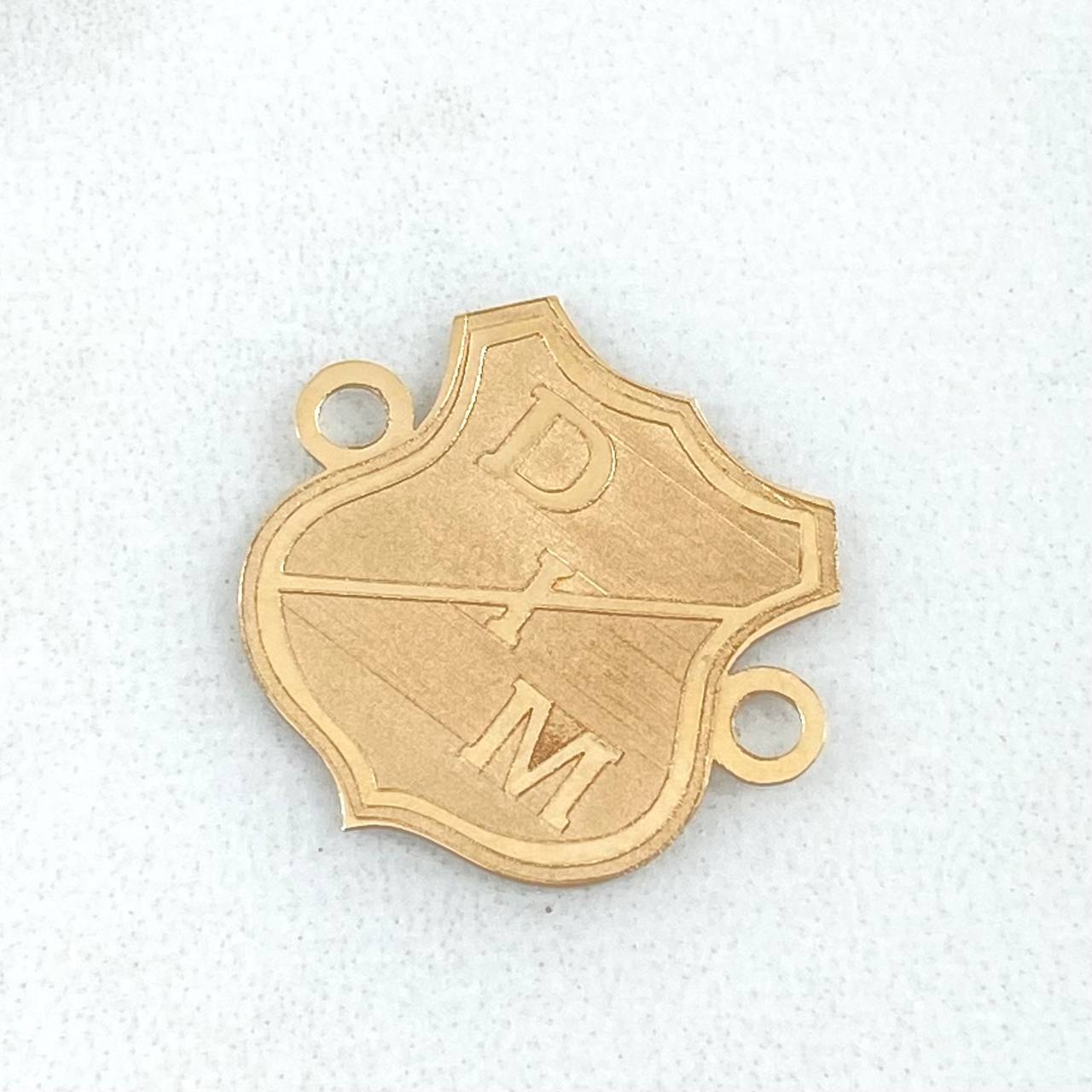 Herraje Escudo Independiente Medellin 0.9gr / 1.9cm / Oro 18K