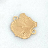 Herraje Escudo Independiente Medellin 0.9gr / 1.9cm / Oro 18K