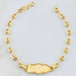 Pulso Gc placa Nube Virgen Milagrosa 1.9gr / 14cm / 3.6mm Oro Amarillo 18K *