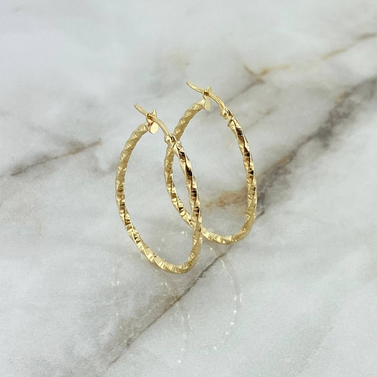 Candongas Dyla 2.2gr / 3.6cm / Ovaladas Oro Amarillo *