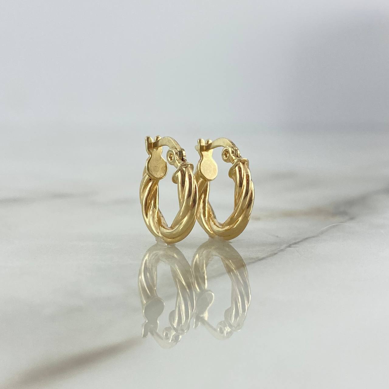 Candongas Emmi 1.05gr / 1.5cm / Oro Amarillo *