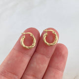 Candongas Emmi 1.05gr / 1.5cm / Oro Amarillo *