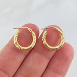 Candongas Zion 1.6gr / 1.6cm / Oro Amarillo *