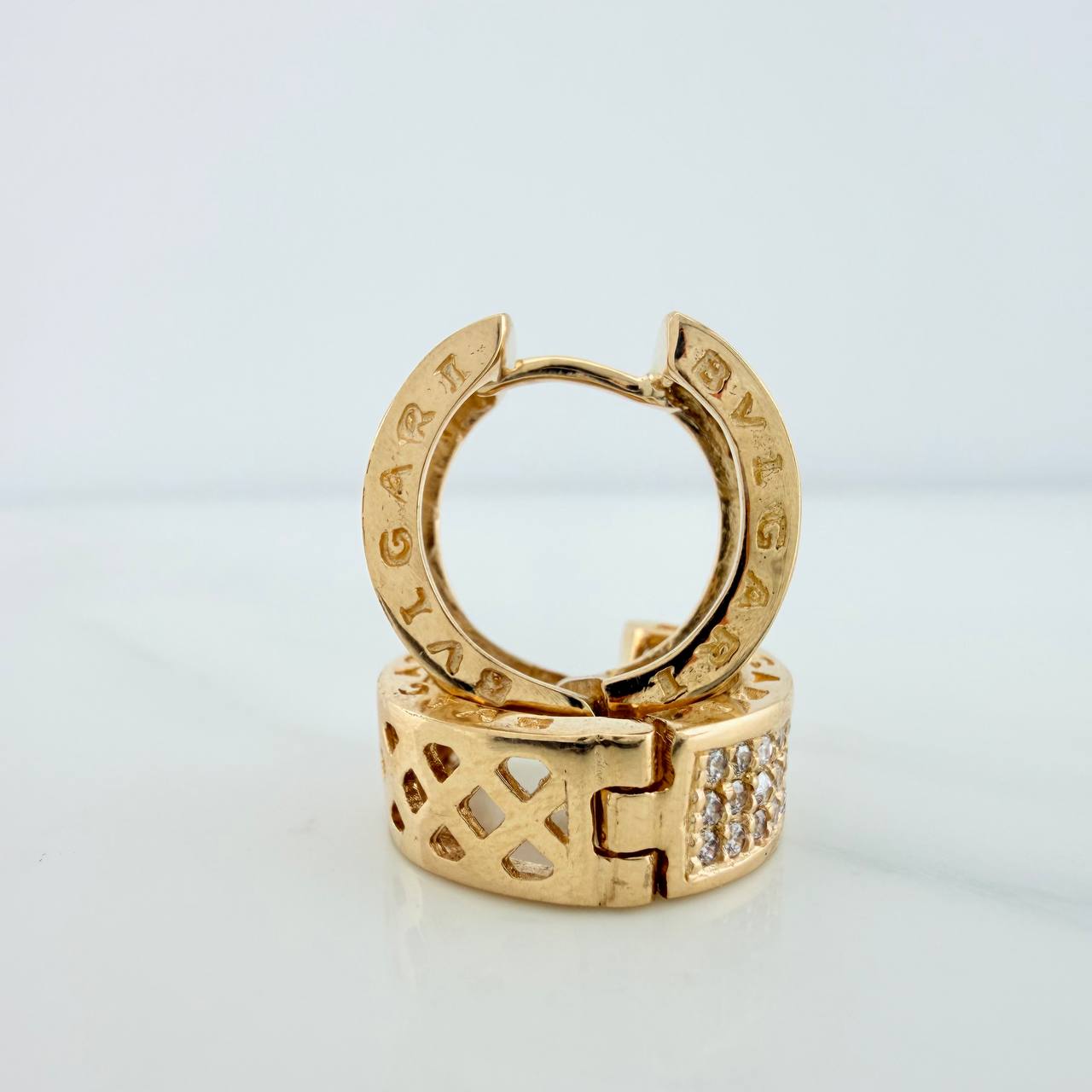 Candongas BV 7.95gr / 1.5cm / Oro Amarillo 18K %