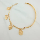 Pulso Charms 5.9gr / 17cm / 3.2mm Oro Amarillo 18K %