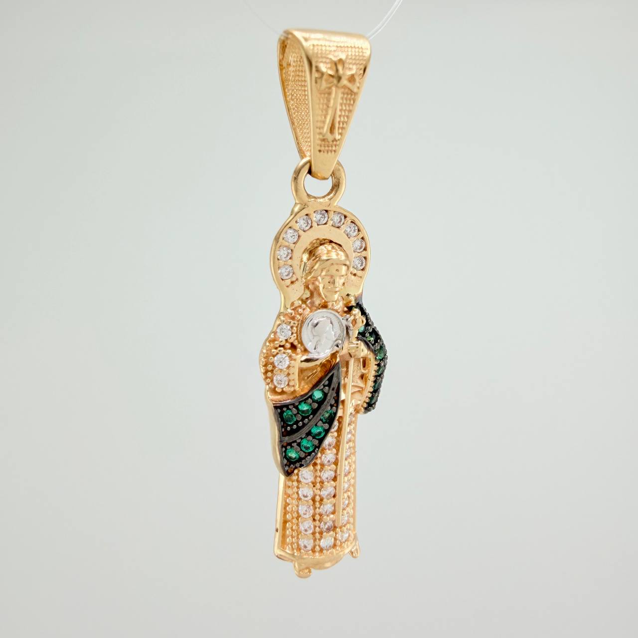 Dije San Judas Tadeo 2.9gr / 3.5cm / Tres Oros 18K %