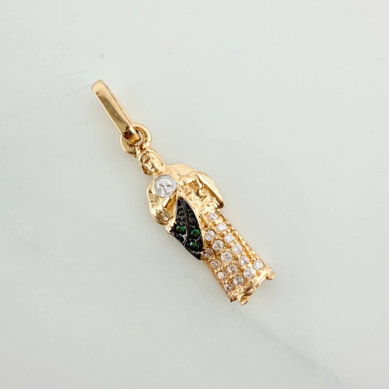 Dije San Judas Tadeo 1.2gr / 2.5cm / Tres Oros 18K %