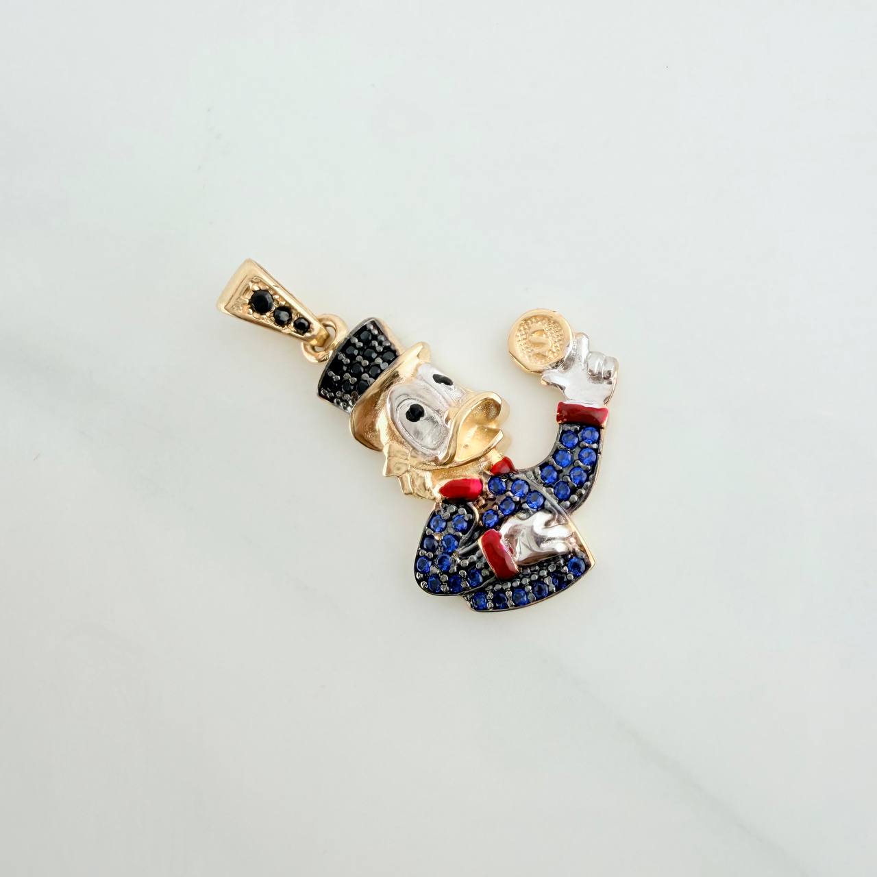 Dije Pato Inspirado 3.2gr / 3cm / Tres Oros 18K %