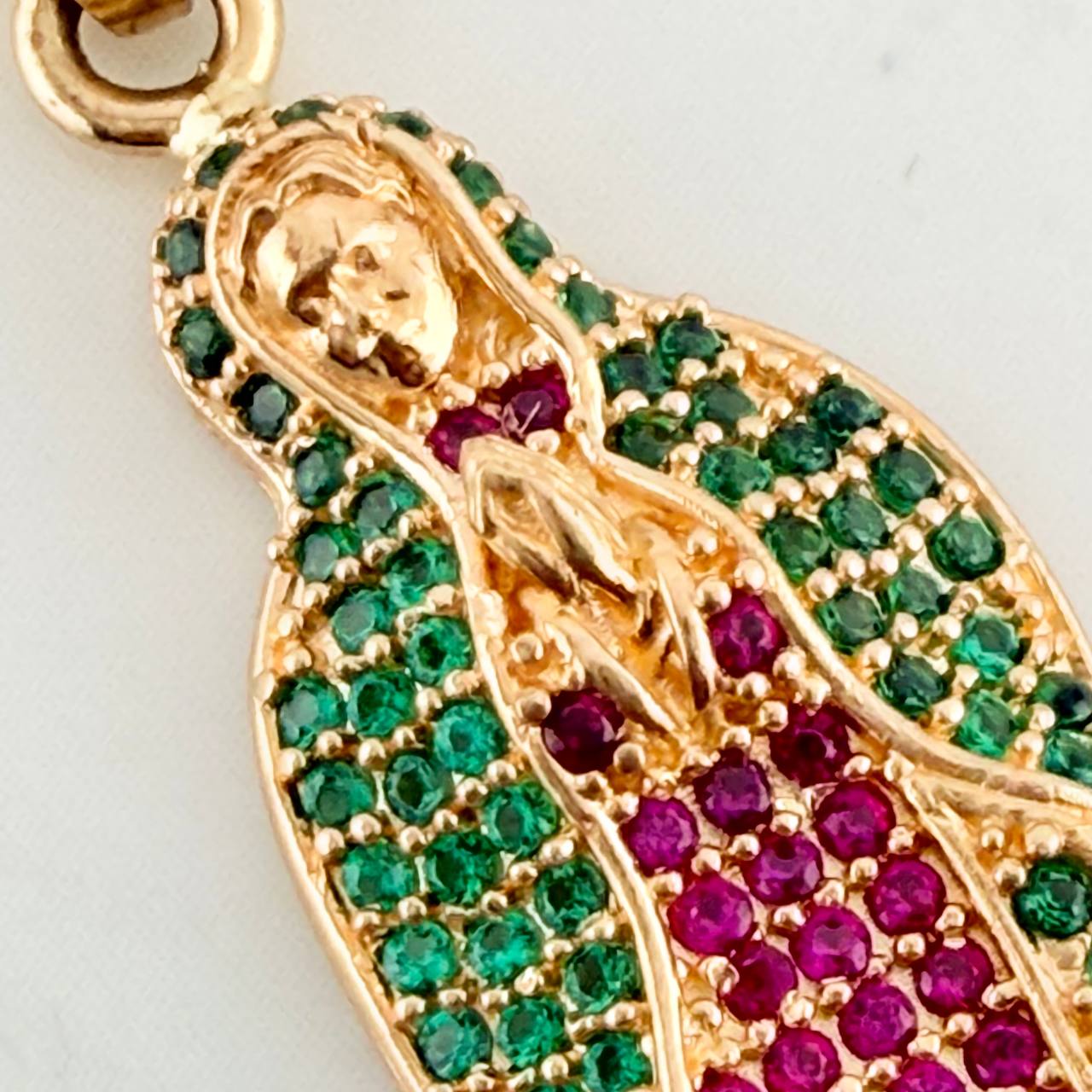 Dije Virgen de Guadalupe 4.3gr / 4cm / Oro Amarillo 18K %