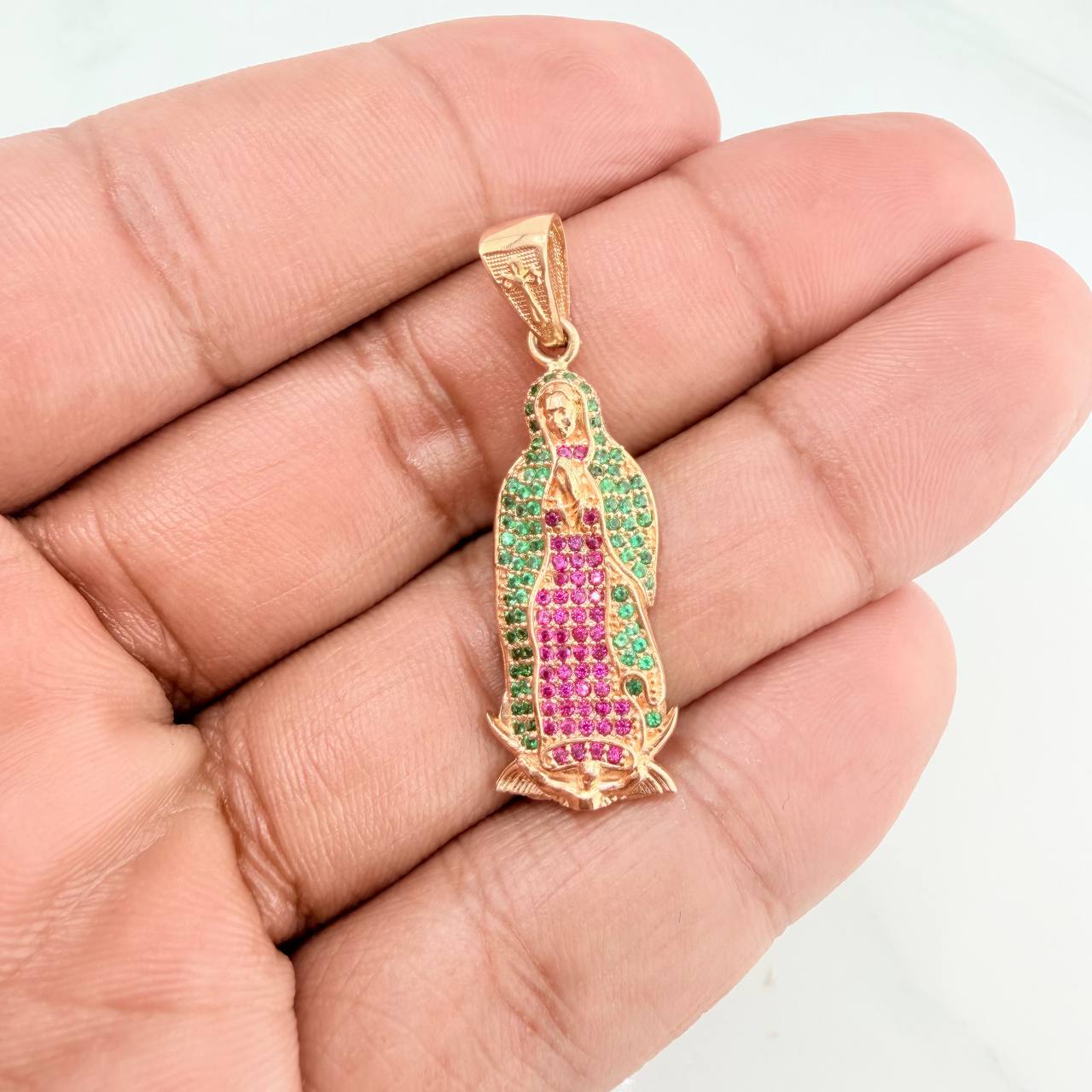 Dije Virgen de Guadalupe 4.3gr / 4cm / Oro Amarillo 18K %