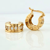 Candongas BV 4.55gr / 1.3cm / Oro Amarillo 18K %