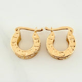 Candongas BV 4.55gr / 1.3cm / Oro Amarillo 18K %