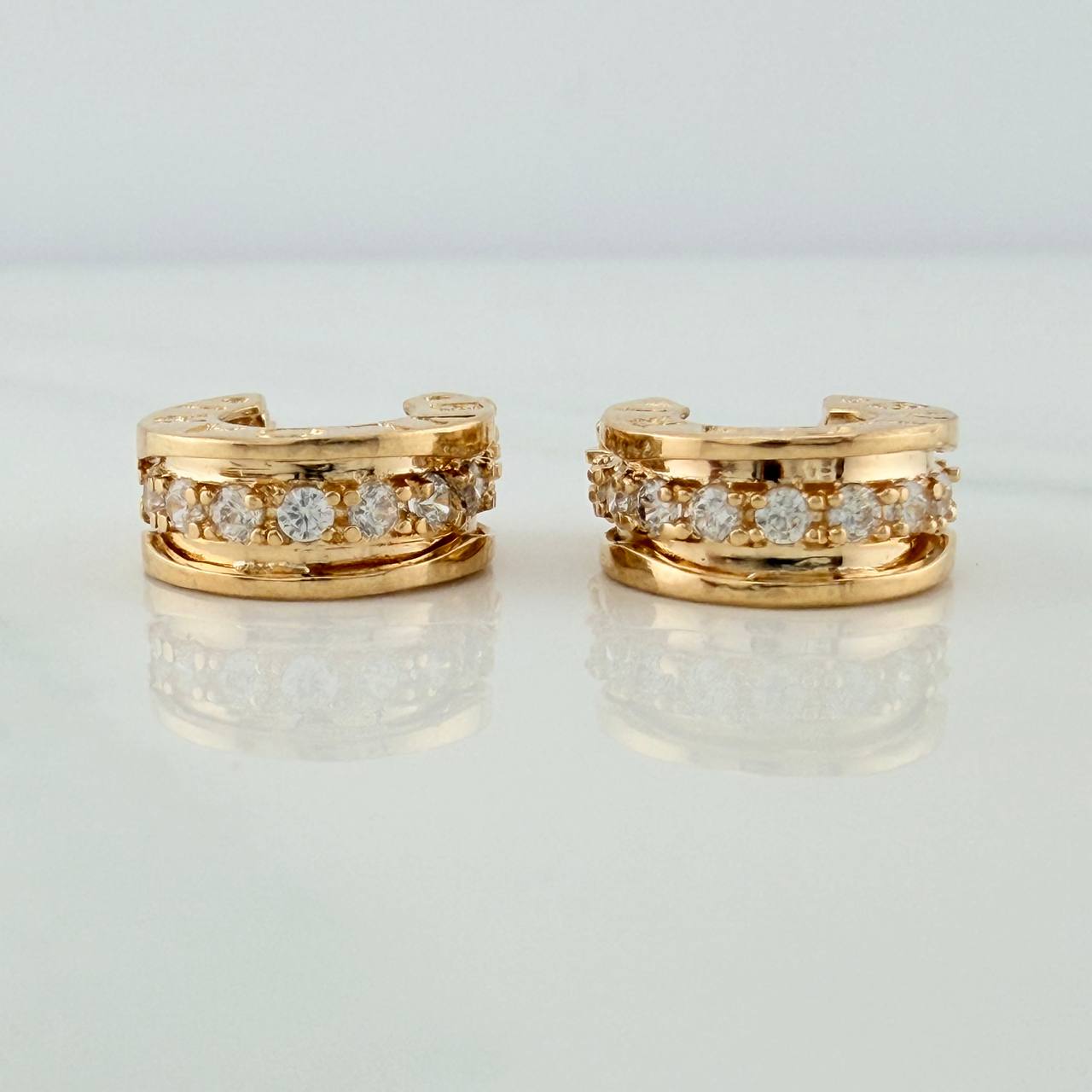 Candongas BV 4.55gr / 1.3cm / Oro Amarillo 18K %