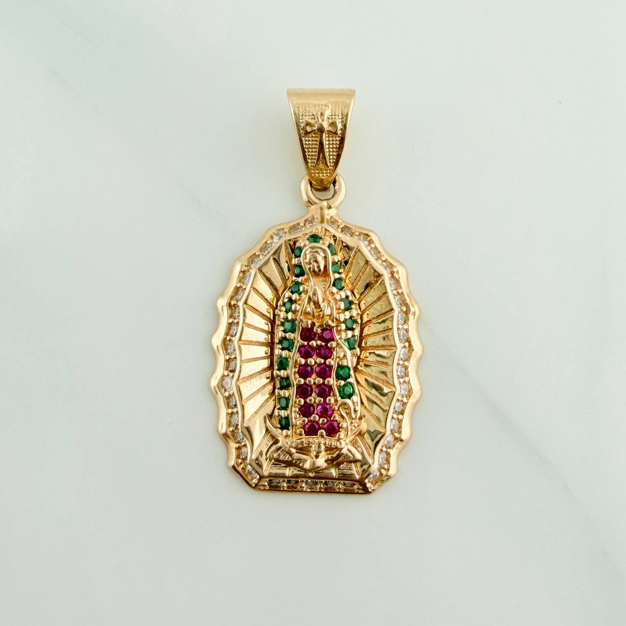 Dije Virgen de Guadalupe 3.15gr / 3cm / Oro Amarillo 18K %