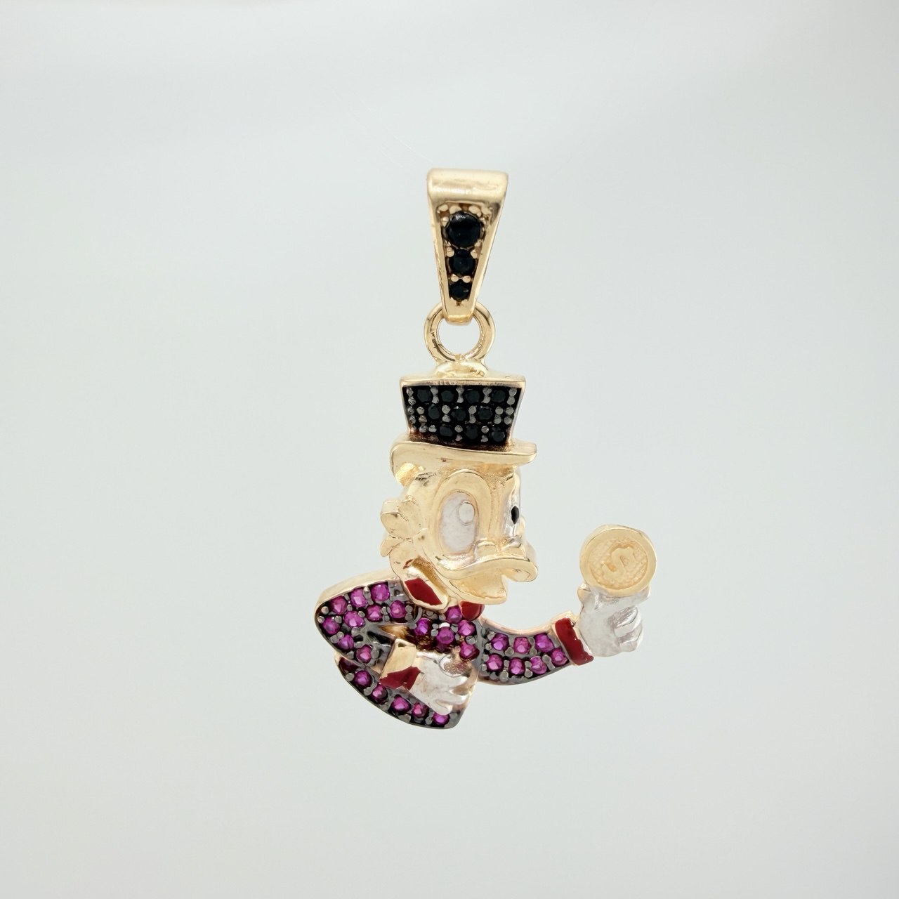 Dije Pato Inspirado 3.1gr / 3cm / Tres Oros 18K %