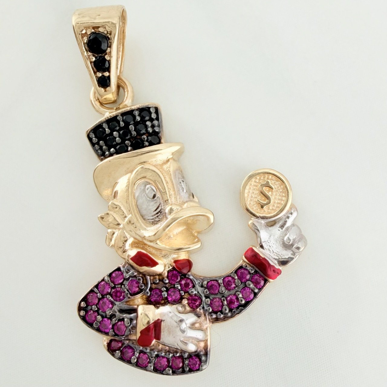 Dije Pato Inspirado 3.1gr / 3cm / Tres Oros 18K %