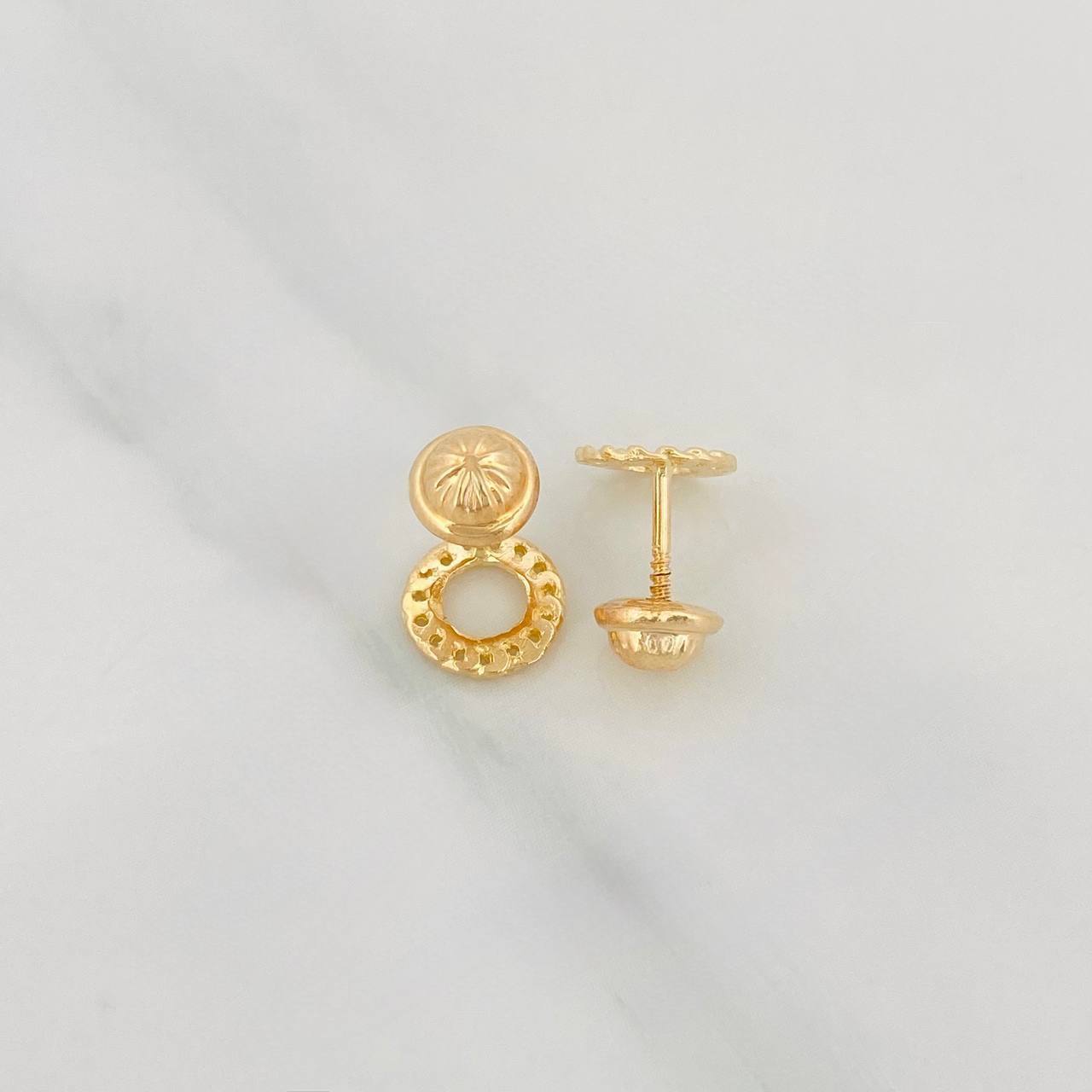 Topos Circulo 0.8g / 7.24mm Oro Amarillo 18K