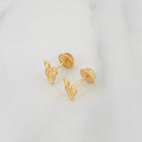 Topos Raton 0.75g / 4.6mm Oro Amarillo 18K