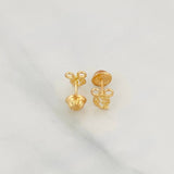 Topos Raton 0.75g / 4.6mm Oro Amarillo 18K