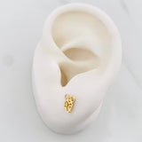 Topos Raton 0.75g / 4.6mm Oro Amarillo 18K