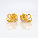 Topos Mariposa 0.75g / 6.46mm Oro Amarillo 18K