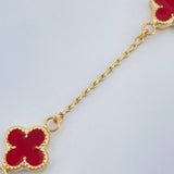 Pulso Trebol Espiga 3.3gr / 18.8cm / 1mm Oro Amarillo 18K %