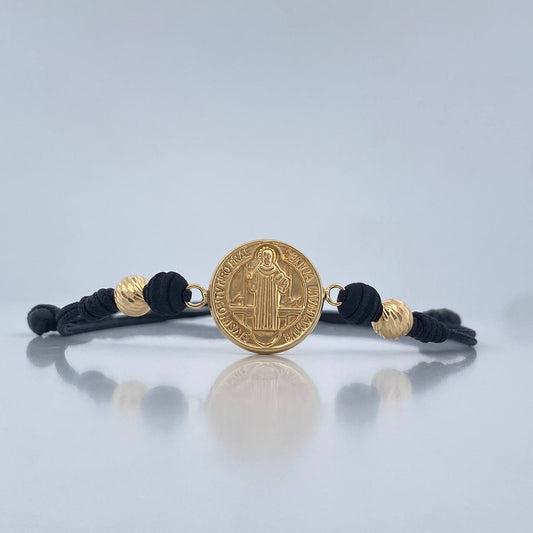Pulsera Tejida San Benito 1.85gr / Oro Amarillo 18K %