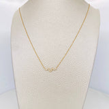 Cadena Aro Seguido Zigzag 1.8g / 45cm / 0.7mm Oro Amarillo 18K