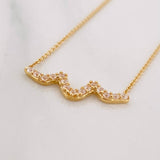 Cadena Aro Seguido Zigzag 1.8g / 45cm / 0.7mm Oro Amarillo 18K