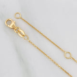 Cadena Aro Seguido Zigzag 1.8g / 45cm / 0.7mm Oro Amarillo 18K