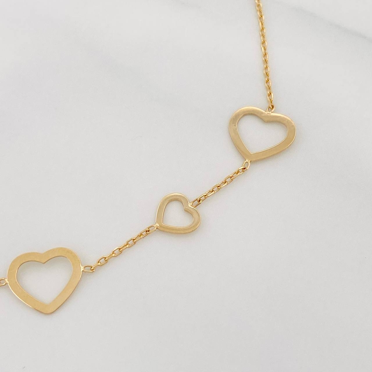 Pulso Aro Seguido 1.65g / 19.5cm / 1.1mm Oro Amarillo 18K