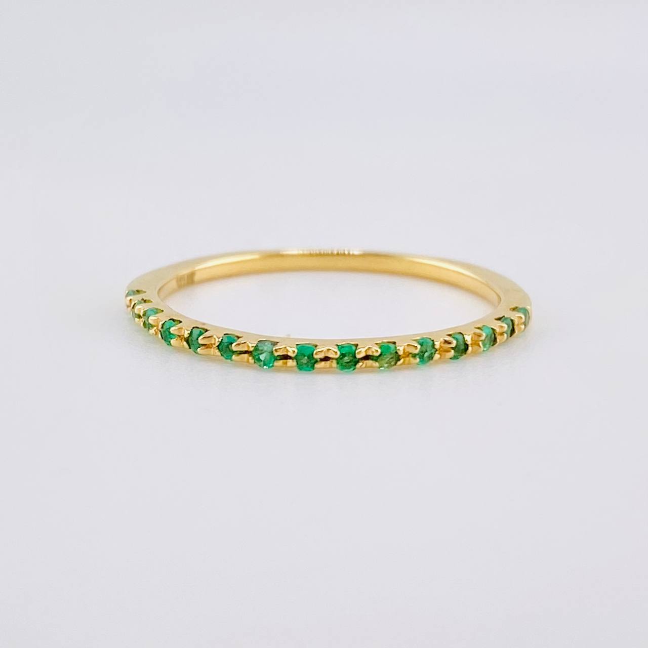 Anillo Carril Tupido 1.15g / T6 Oro Amarillo 18K