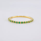 Anillo Carril Tupido 1.15g / T6 Oro Amarillo 18K