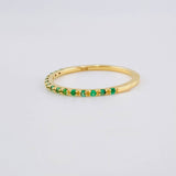 Anillo Carril Tupido 1.15g / T6 Oro Amarillo 18K