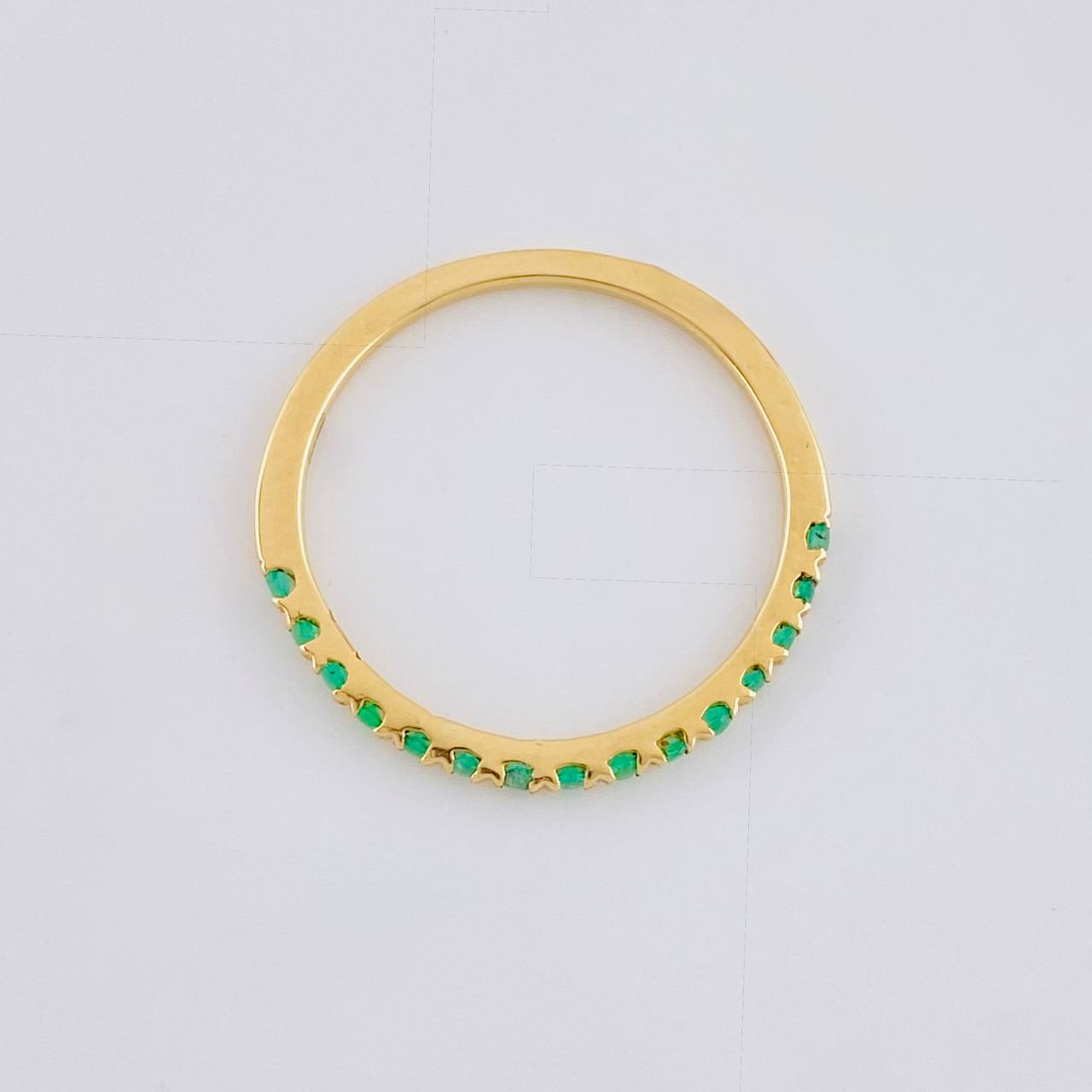 Anillo Carril Tupido 1.15g / T6 Oro Amarillo 18K