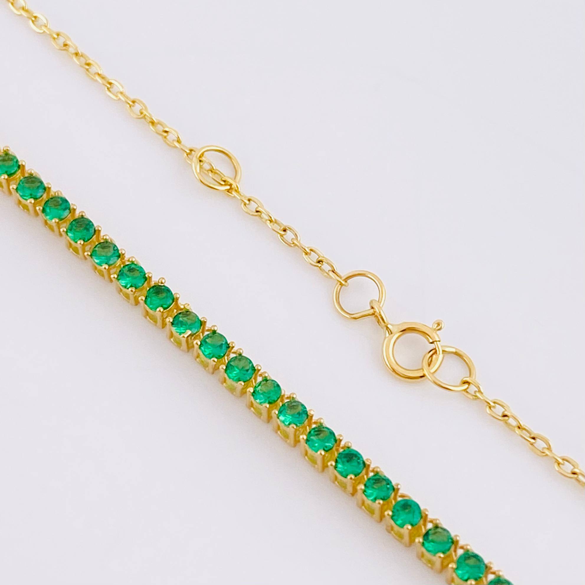 Cadena Tenis 5.9g / 45cm / 3.3mm Oro Amarillo 18K