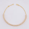 Pulso Modulable Tenis 5.4g / 20cm - 18.5cm / 3mm Oro Amarillo 18K