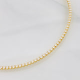Pulso Tennis 1.9g / 16.5cm / 1.6mm Oro Amarillo 18K