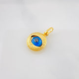 Dije Ojo Turco 0.95g / 1.5cm Oro Amarillo 18K