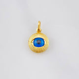 Dije Ojo Turco 0.95g / 1.5cm Oro Amarillo 18K