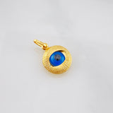 Dije Ojo Turco 0.95g / 1.5cm Oro Amarillo 18K