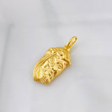 Dije Rostro Cristo 1.65g / 3cm Oro Amarillo 18K