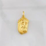 Dije Rostro Cristo 1.65g / 3cm Oro Amarillo 18K