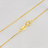 Set Cadena Veneciana + Dije Ojo Turco / 1.45g / 45cm Oro Amarillo 18K