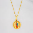Set Cadena Veneciana + Dije Virgen de Guadalupe / 1.6g / 45cm Oro Amarillo 18K