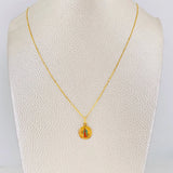 Set Cadena Veneciana + Dije Virgen Milagrosa / 1.55g / 45cm Oro Amarillo 18K